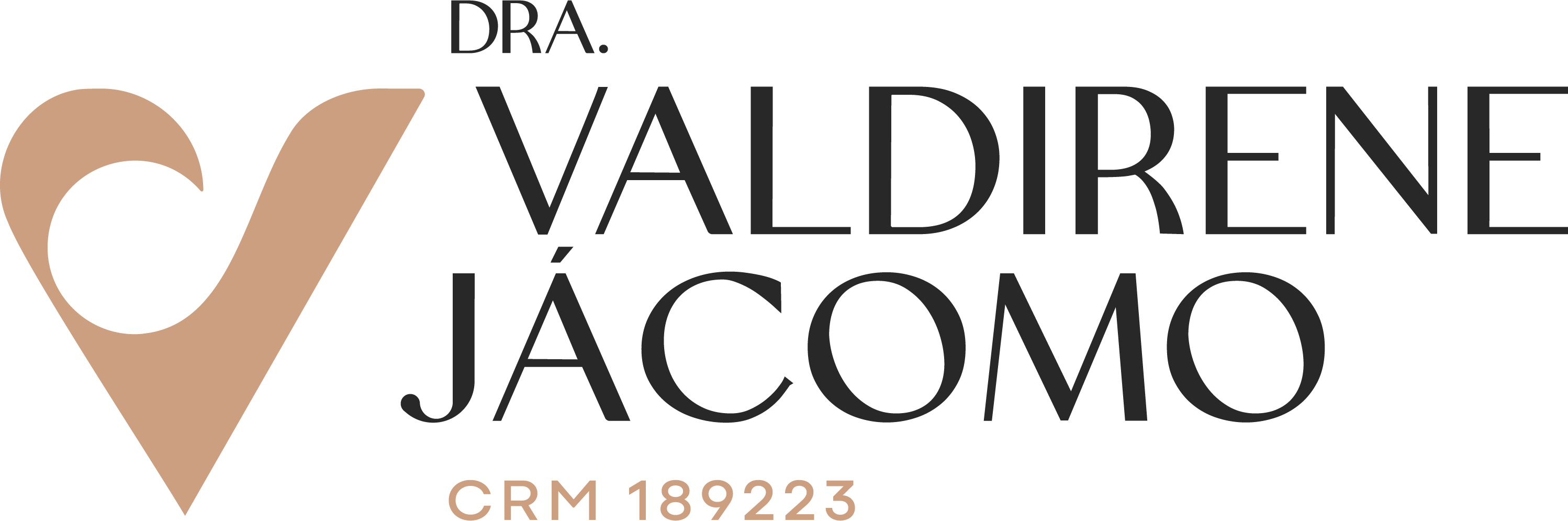 Logotipo da Dra. Valdirene Jacomo, CRM 
